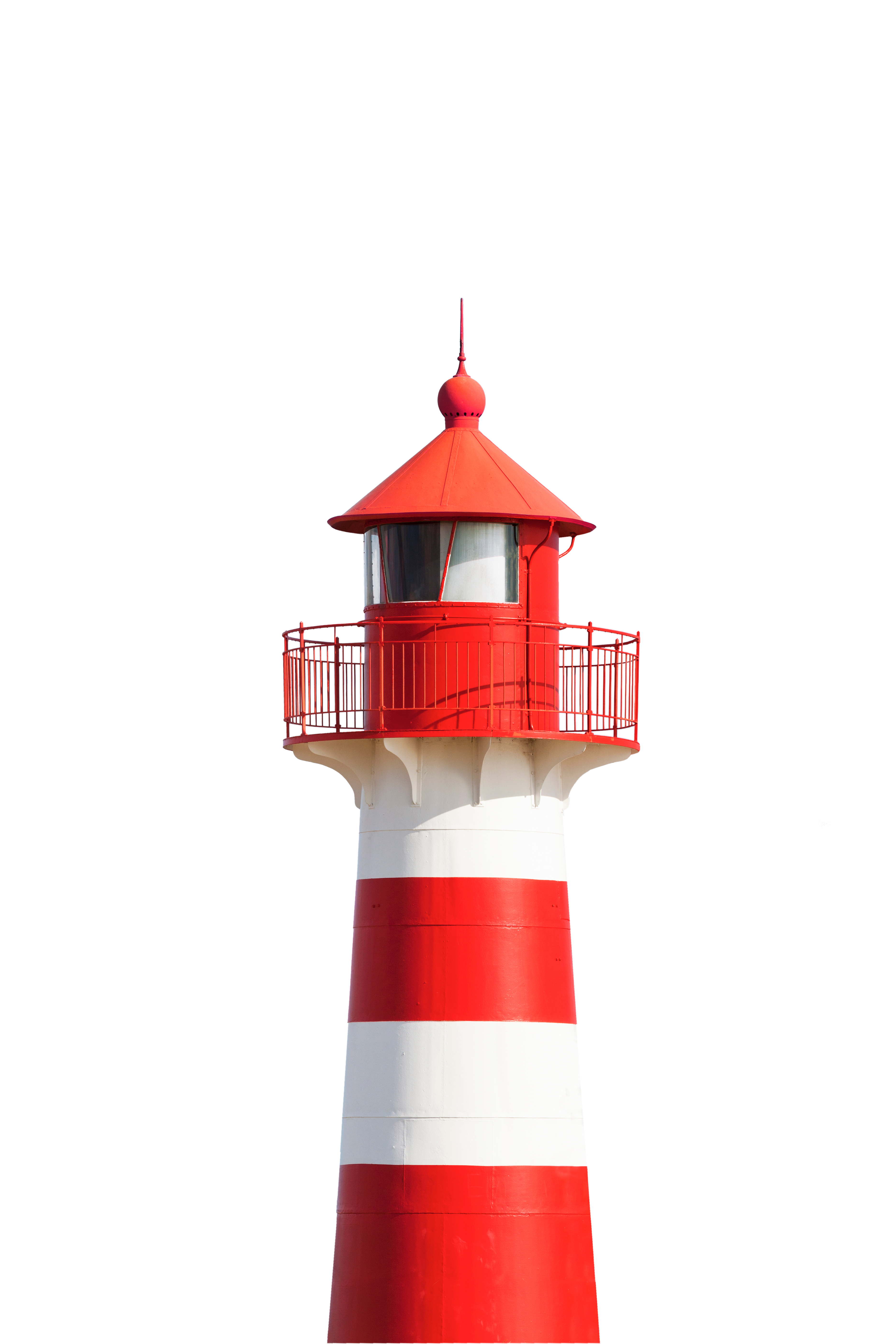 red and white lighthouse